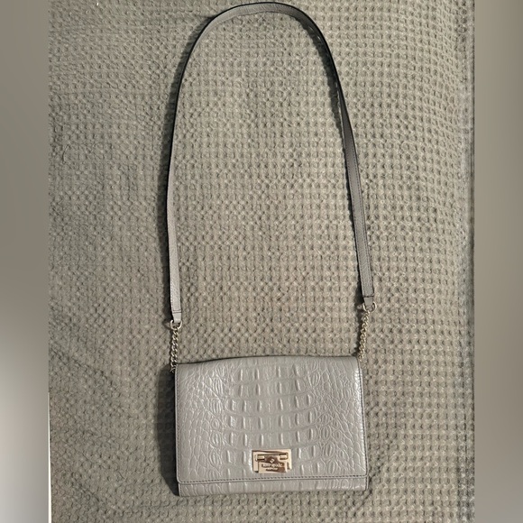 KATE 99 MEDIUM BAG 26 IN BLACK CROCODILE-EMBOSSED CALFSKIN COPPER HARDWARE